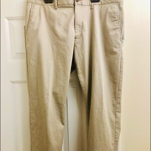 J. Crew Flex Men’s flat front chino 36x30 Slim